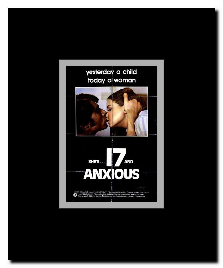 17 and Anxious Framed Movie Poster