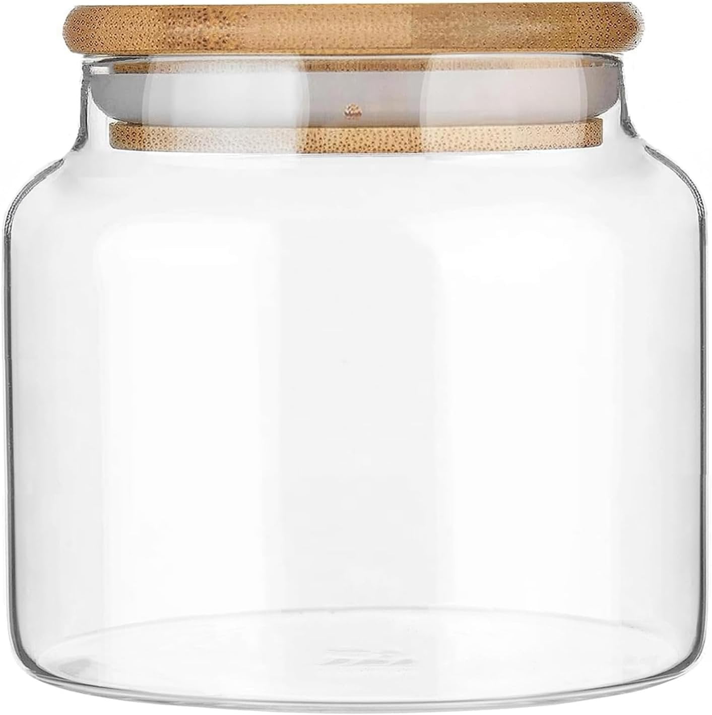 17 floz Small Glass Storage Containers with ,Candy Jar with Lid, Glass ...