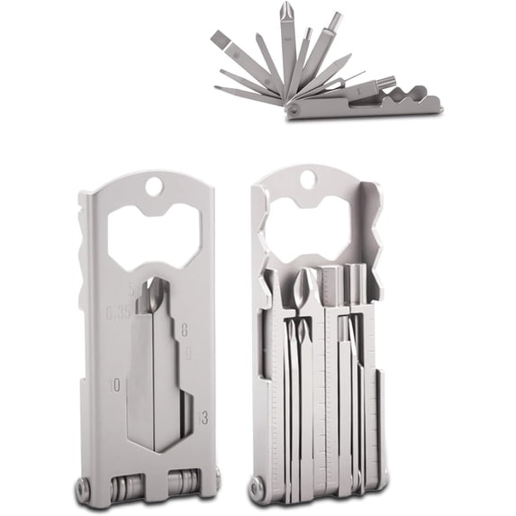 17-in-1 Mini Multitool Screwdriver Set, Precision Stainless Steel EDC ...