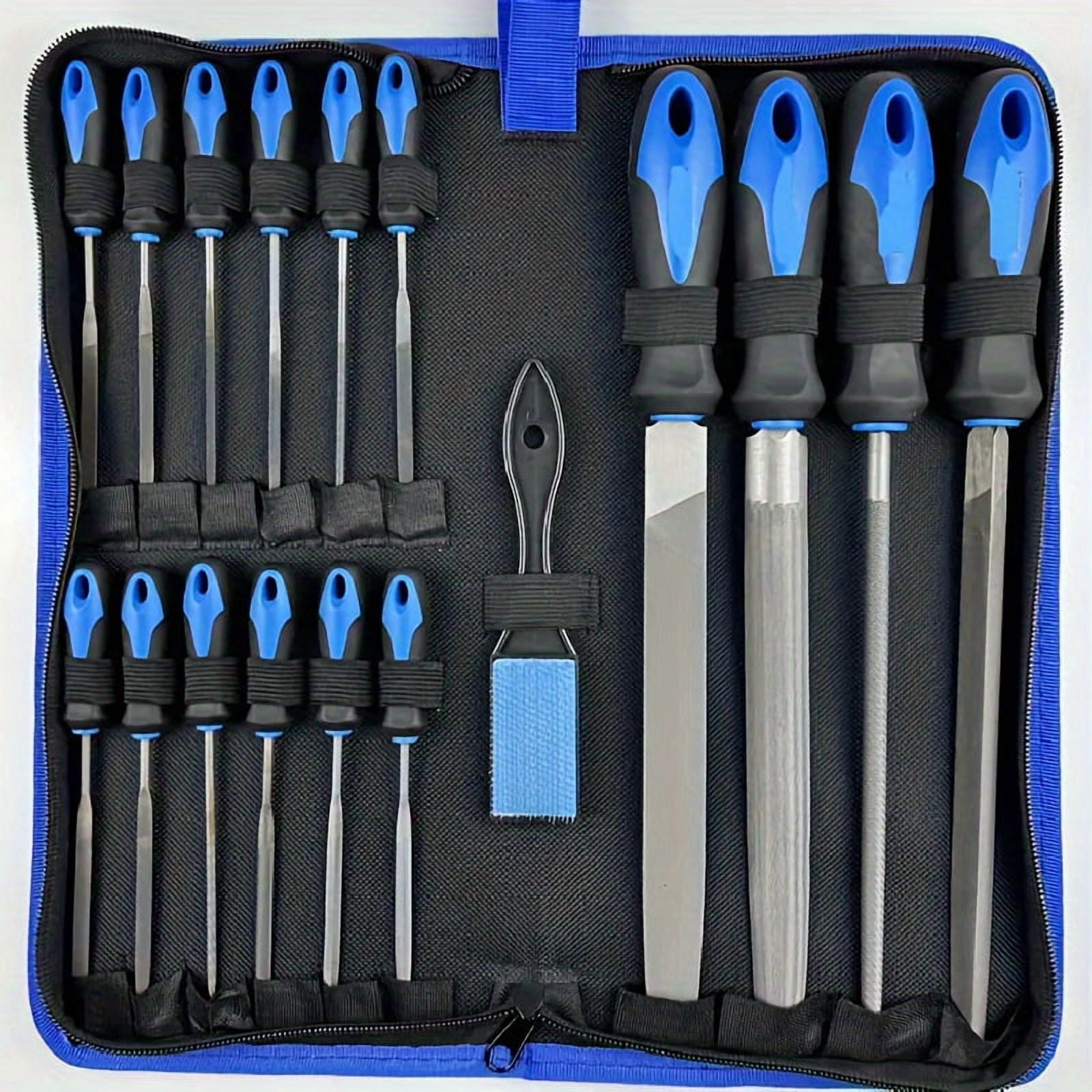 17-in-1 Premium Rasp Set, High-Quality T12 Forged Alloy Steel, Flat ...