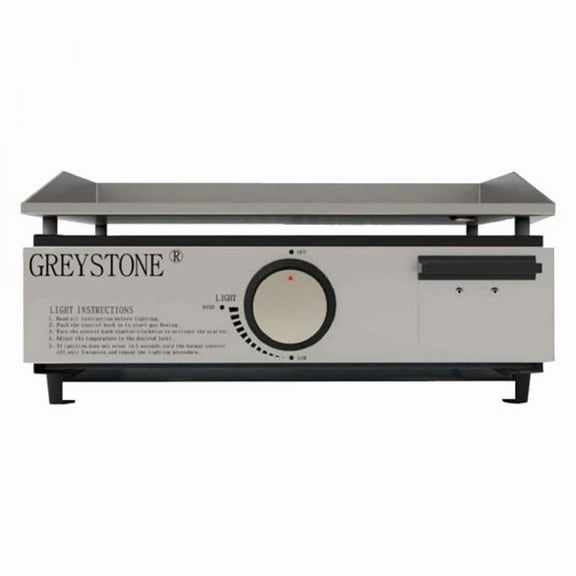 17 in. 2022 Greystone Griddle with Stainless Steel Cooking Plate