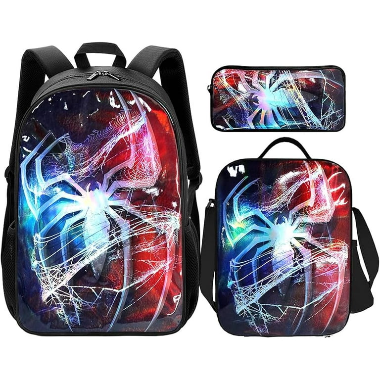 17 in Backpack for Boys Remarkably Cool Laser Color changing Kids 3 Piece School Backpack Set with Lunch Box Pencil Case for Kids Boys Teens Walmart