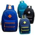 thumbnail image 1 of 17 in. Classic Backpack with Dual Zipper, Assorted Color - Case of 24, 1 of 1