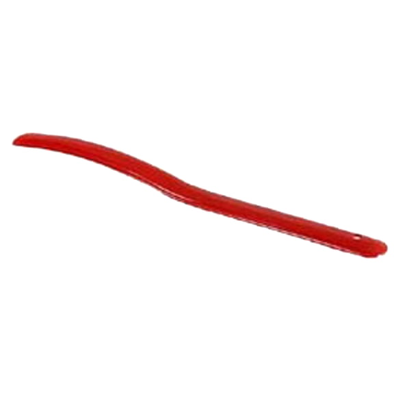 17 in Hilason Horse Plastic Sweat Scraper Red