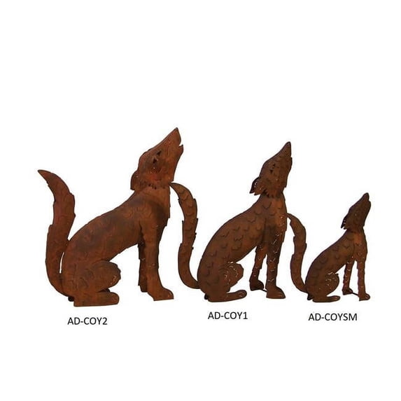 17 in. Howling Coyote Sculpture - Extra Small