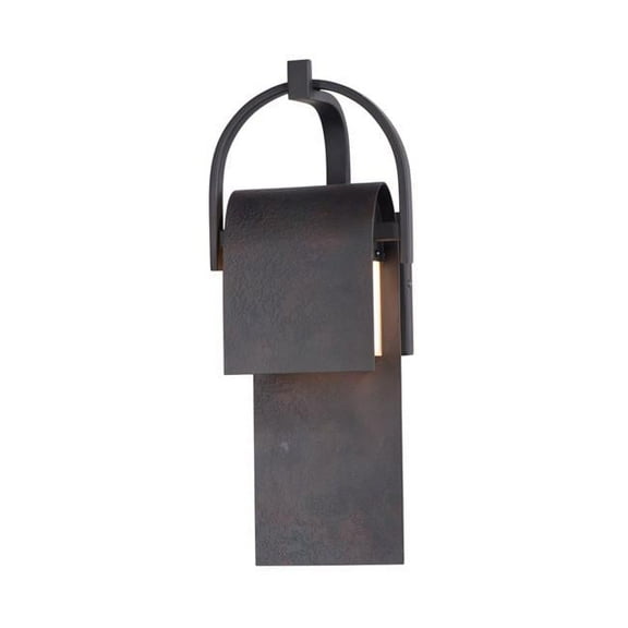 17 in. Laredo LED Outdoor Wall Sconce, Rustic Forge