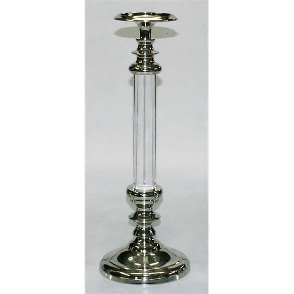 17 in. Lucille Pillar & Taper Candle Holder