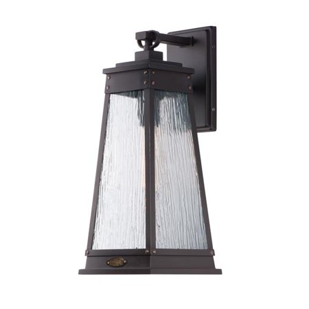 17 in. Schooner One-Light Outdoor Wall Sconce, Olde Brass