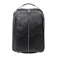 thumbnail image 1 of 17 in. U Series South Shore Leather Carry-All Laptop & Tablet Overnight Backpack, Black, 1 of 1
