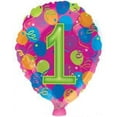 thumbnail image 1 of 17 inch #1 Foil-Tex Shape CTI Foil Mylar Balloon - Party Supplies Decorations, 1 of 1