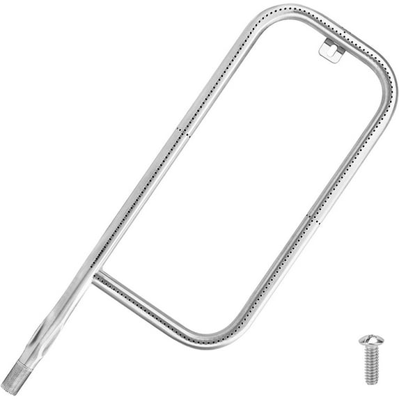 17 inch 60040 Grill Burner Tube for Weber Q1000, Q1200, Q100, Q120, Baby Q, 386001, 386002, 516002, 516001, 50060001, 51060001 Gas Grills, 304 Stainless Steel Replacement Part for 69957 41657