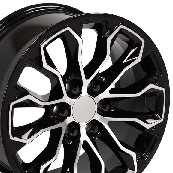 17 inch Black Rims Fits Chevrolet Colorado 2015-2021 6 Lug 120mm
