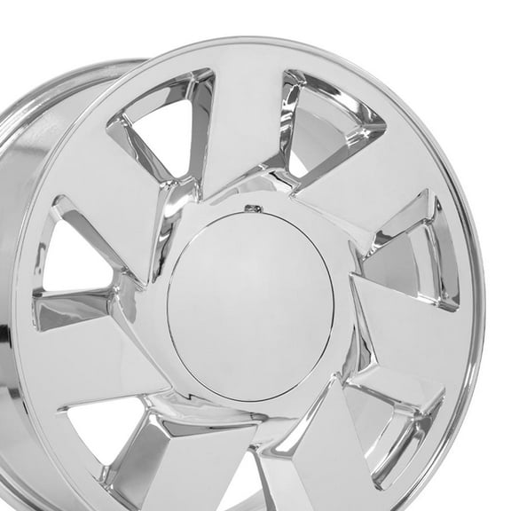 OE Wheels CA01 17 Inch Rim Fits DTS Style 5x115 17x7.5 Chrome - Hollander 4553 (1)