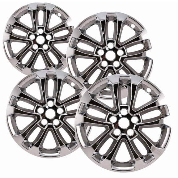 17 inch Chrome ABS Wheel Skins Set Compatible with 2020-2022 Ford Escape & Impostors for LJ6Z1007A Wheel Series