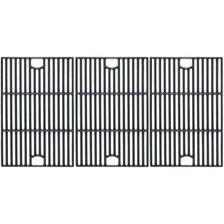 17 inch Cooking Grates for Nexgrill 6-Burner Deluxe 720-0896B Gas Grill, Cast Iron Grill Grids for Home Depot 720-0898 720-0896E 720-0896X 720-0896 720-0896BK 720-0896C 720-0898A Replacement Part