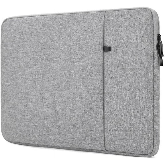 17 inch Laptop Sleeve Case for HP 17.3 Laptop, HP Pavilion 17, HP Envy 17, ASUS Vivobook 17, Acer Chromebook 17, Dell Inspiron 17, Lenovo IdeaPad 17, Water-Resistant 17.3 Computer Carrying Bag, Gray