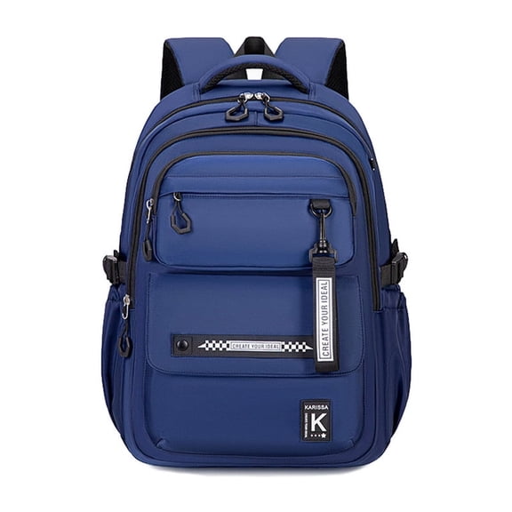 17-inch Large Capacity Laptop Backpack for Men & Women, Waterproof Polyester Travel Backpack with Anti-Shock Sleeve, Multi-Compartment Business Backpack for Work, College, Commuting (46x33x18cm)
