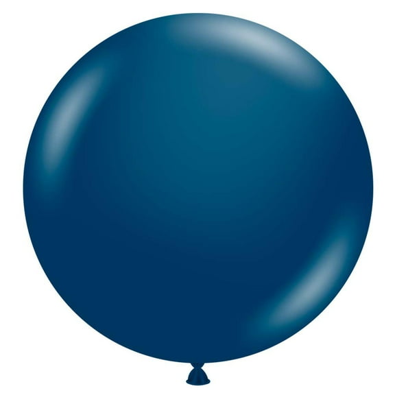 17 inch Naval Blue TUFTEX Latex Balloons (50 Pack) - Party Supplies Decorations