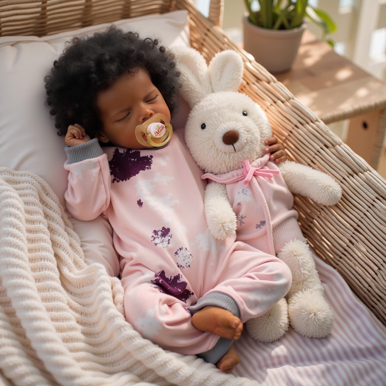 RSG 17 inch Reborn Baby Dolls Newborn Baby Dolls Soft Cloth Body Real Lifelike Doll with Gift Box for Kids Age 3+
