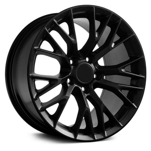 17 inch Rim fits 97-04 Chevy Corvette C7 Z06 Satin Black Wheel Direct Fit