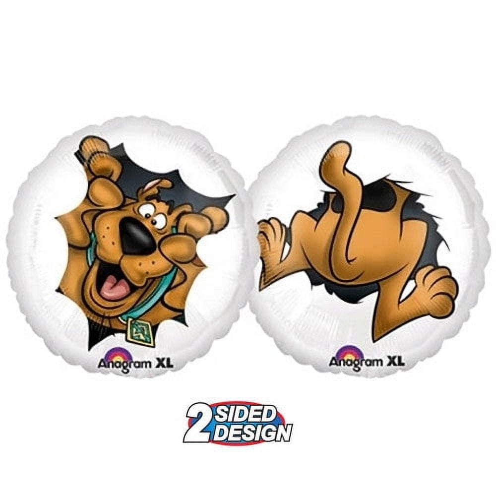 17 inch Scooby-Doo Heads-Tails Foil Mylar Balloon - Party Supplies Decorations