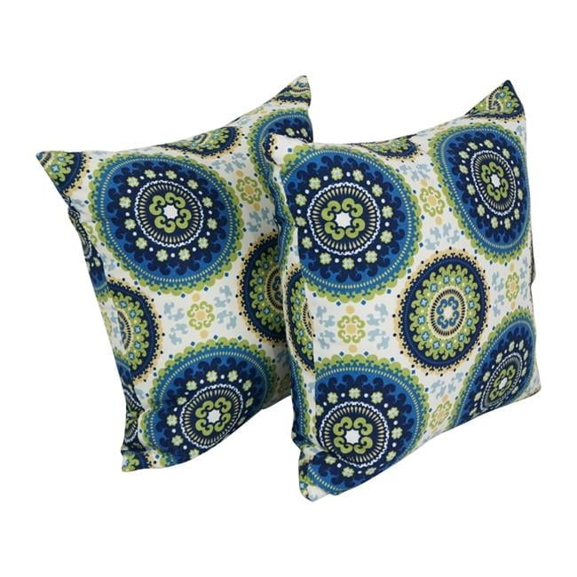 17-inch Square Polyester Outdoor Throw Pillows (Set of 2) 9910-S2-OD-208