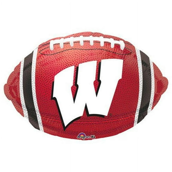 17 inch University Of Wisconsin Junior Shape Anagram Foil Mylar Balloon - Party Supplies Decorations