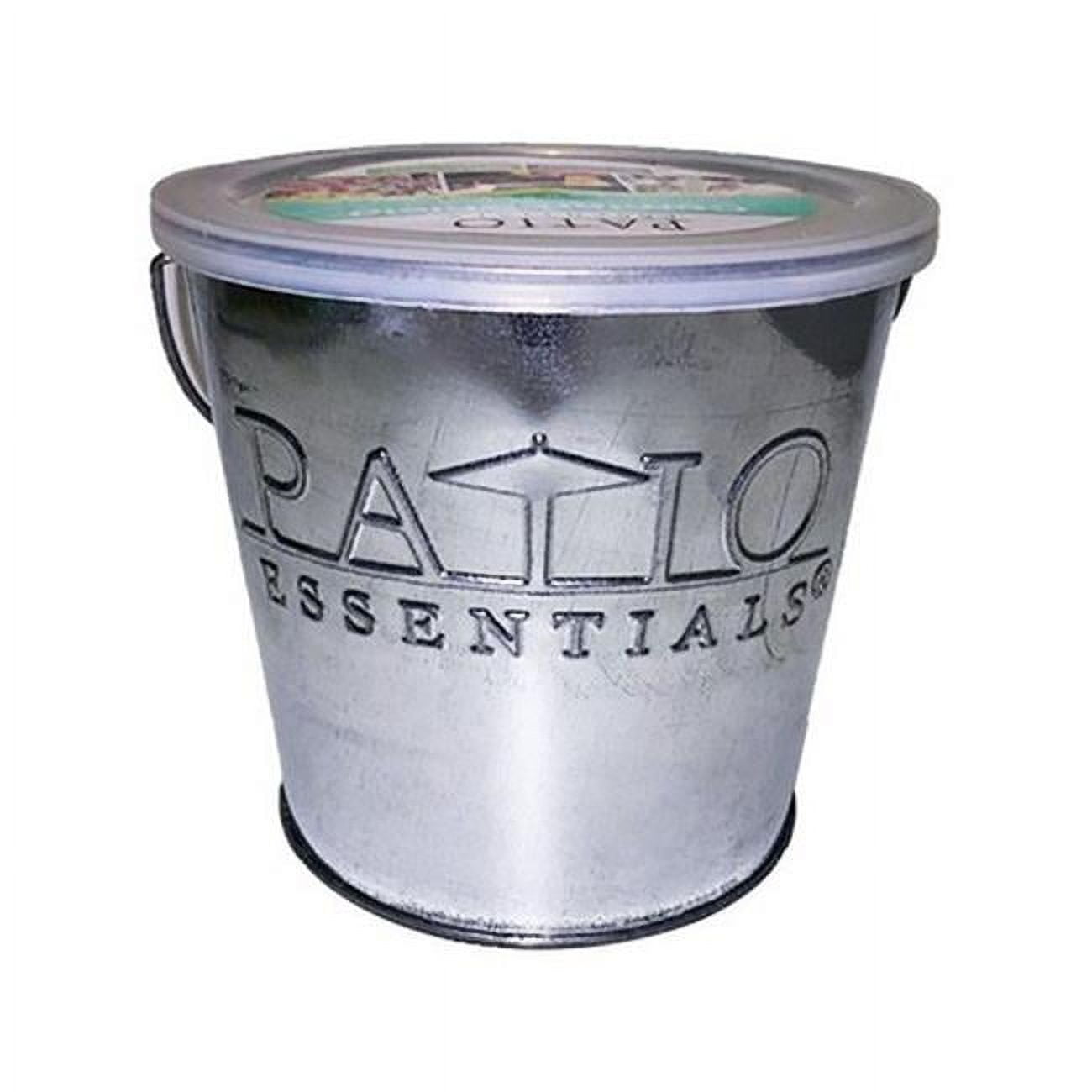 17 oz Patio Essentials Citronella Candle Galvanized Bucket, 3 pk