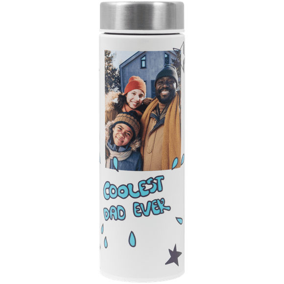 17 oz Stainless Steel Matte Water Bottle