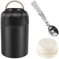 thumbnail image 1 of 17 oz Vacuum Insulated Food Jar Stainless Steel Insulated Food Thermos with Spoon Leak Proof Thermo Food Jar Portable Insulated Food Container for Hot Food Adults and Kids, 1 of 10