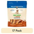 thumbnail image 1 of (17 pack) Golden Rewards Sweet Potato Wrapped with Chicken Dog Treats, 16 oz, 1 of 9