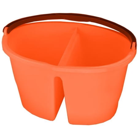 17 qt. Oval 2-in-1 Utility Bucket, Orange