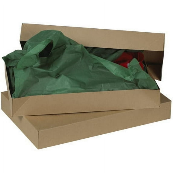 17" x 11" x 2 1/2" Kraft Apparel Boxes - 50 Per Case