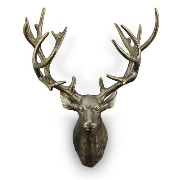 17 x 13.5 x 11.5 in. Large Majestic Deer Head Wall Decor