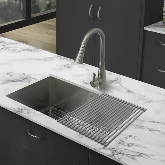 17" x 13" Kitchen Sink Grid, Gray