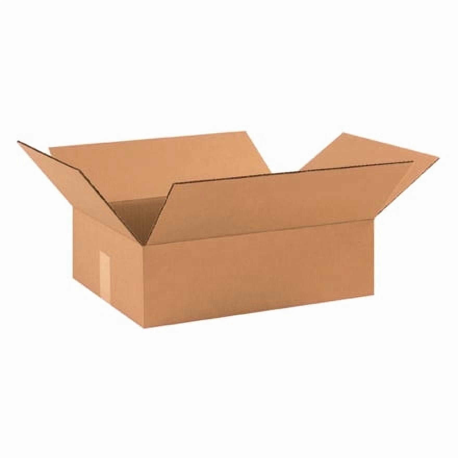 17 x 13 x 5" Flat Corrugated Boxes, ECT-32 Brown Shipping/Moving Boxes 25 Boxes