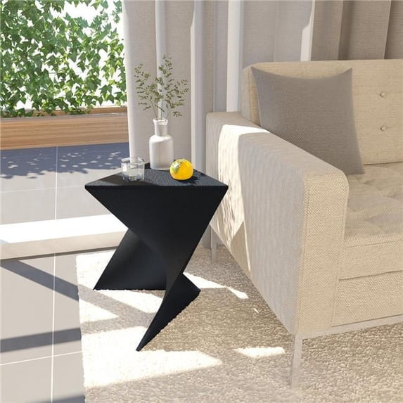 17 x 15.75 x 15.5 in. Randolph Modern Side Table, Black