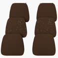 thumbnail image 1 of 17'' x 16'' x 2.5"Thick Chair Cushions for Dining Chairs, 6 Pack WaterProof Easy Clean Kitchen Chair Pads with Ties and Non-Slip Backing - 30D High Elastic Foam Soft Kitchen Chair Cushions, 1 of 6