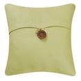 thumbnail image 1 of Envelope Green Feather Down Throw Pillow, 17" x 17", 1 of 2