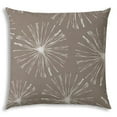 thumbnail image 1 of 17 x 17 x 4 in. Taupe & White Blown Seam Floral Lumbar Indoor & Outdoor Pillow, 1 of 1