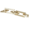 thumbnail image 1 of 17" x 2" Gold Aluminum Chain Sculpture, by CosmoLiving by Cosmopolitan, 1 of 7