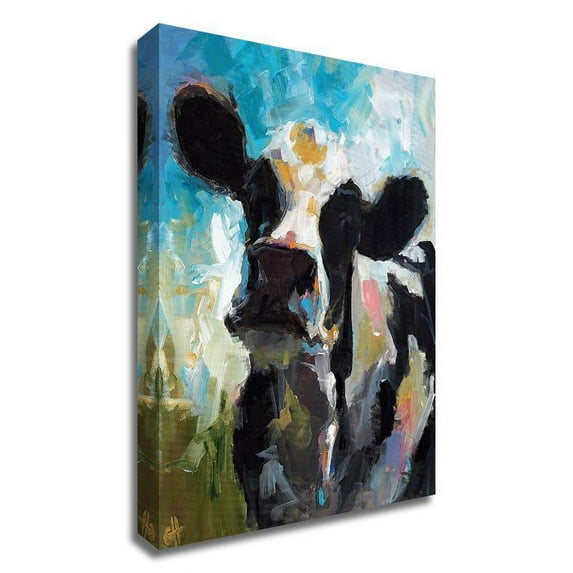 17" x 22" Daisy by Cari J. Humphry - Wall Art Print on Canvas Fabric White