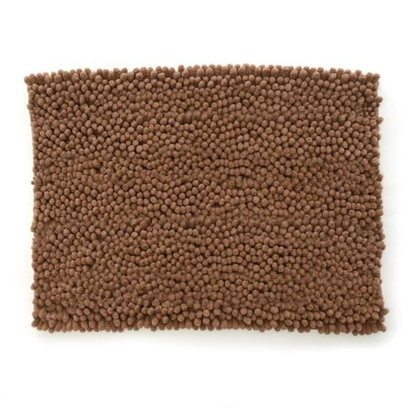 17 x 24 in. Ultra Plush Jumbo Chenille Bath Mat, Sand