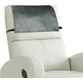 thumbnail image 1 of 17 x 27 In Headrest Cover for Recliner Chair, Recliner Headrest Protector, Faux Leather Headrest Cover with Elastic Straps, Couch Headrest Cover for Furniture, Sofa Protector(Dark Grey Green), 1 of 6