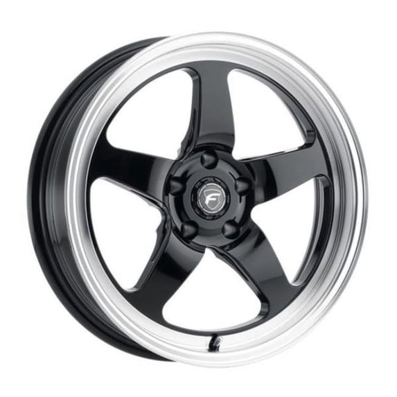 17 x 4.5 in. D5 5 x 120.65 mm Bolt Pattern ET26 1.8 in. Backspace Wheel, Gloss Black