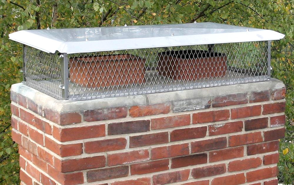 41" x 17" Silver Stainless Steel Chimney Cap