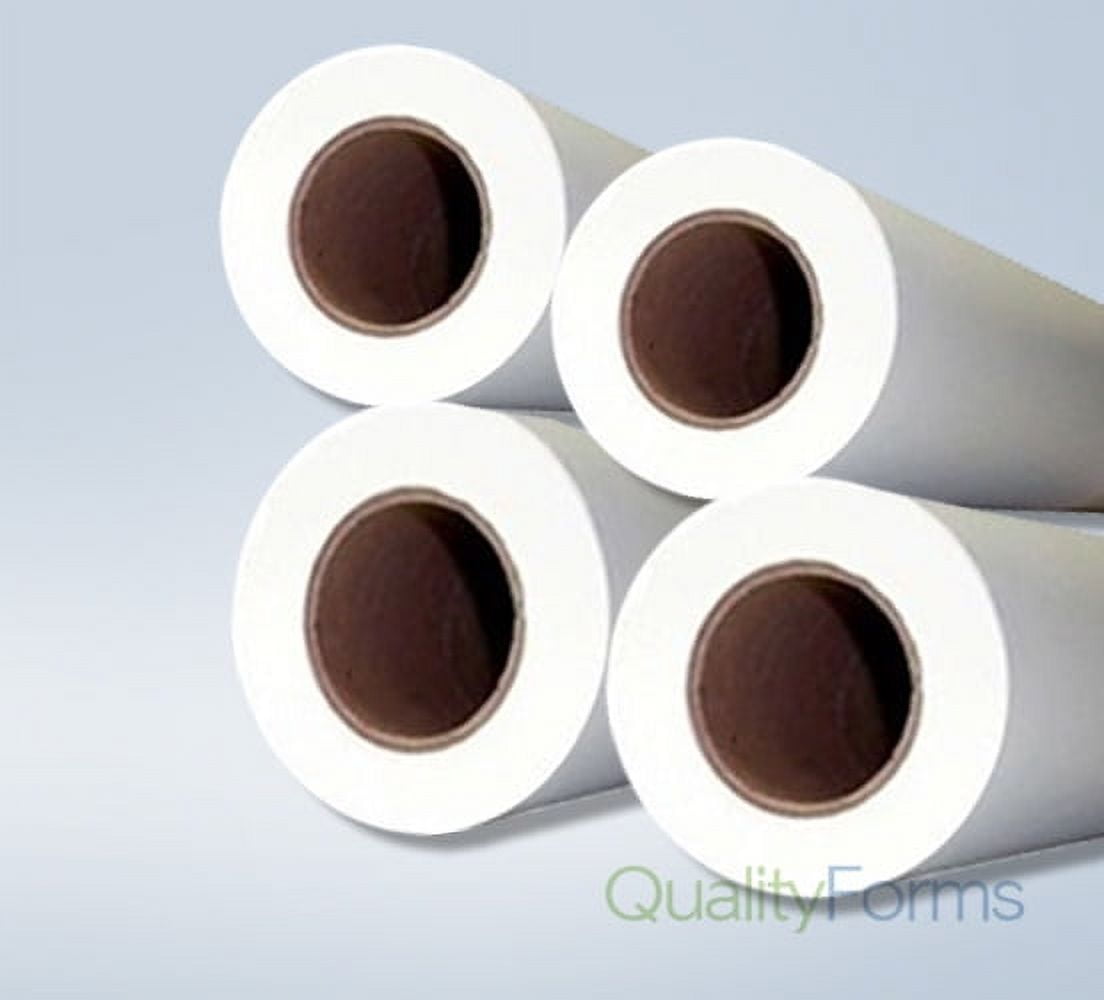 17'' x 500' Plotter Paper Rolls, (3" core) 4 rolls/case