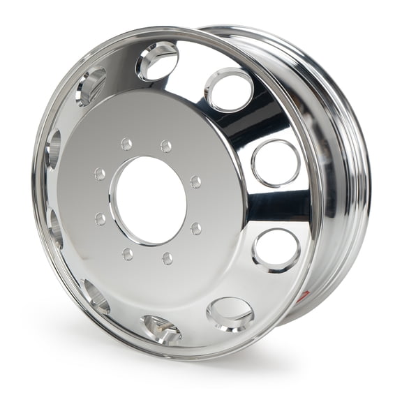 17" x 6" Wheel Rim Front Alloy for 2011-2018 Dodge Ram 3500 Dually, Polished Silver Replacement Rim 2414