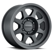 17 x 7.5 in. MR701 Plus 30 mm Offset 5 x 4.5 mm Bolt Pattern 73 mm Center Bore Wheel, Matte Black