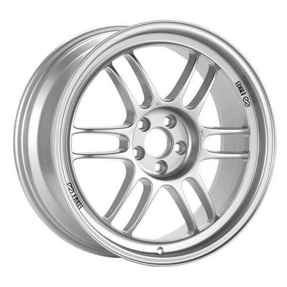 17 x 7.5 in. RPF1 5 x 114.3 Bolt Pattern 48 mm Offset 73 mm Bore Silver Wheel for RX8 & 2006-2010 Civic Si